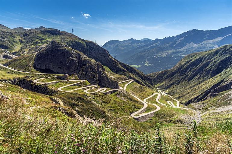 Tremolastrasse, Ticino