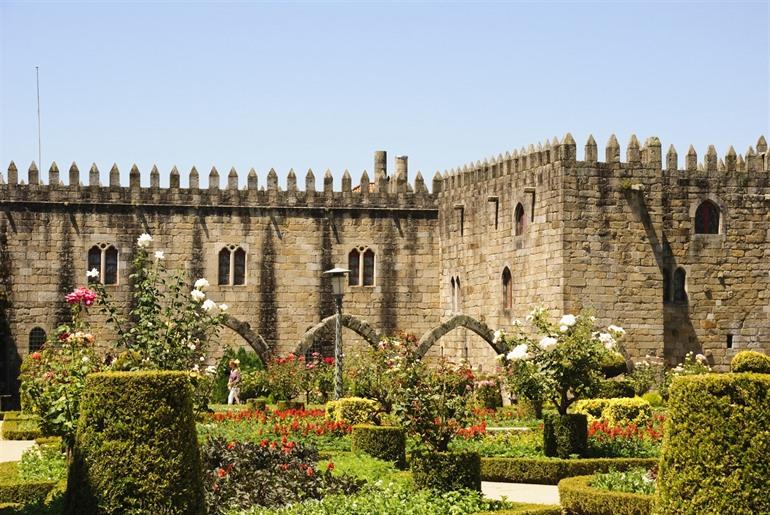 Tuin van Santa Barbara in Braga, Portugal