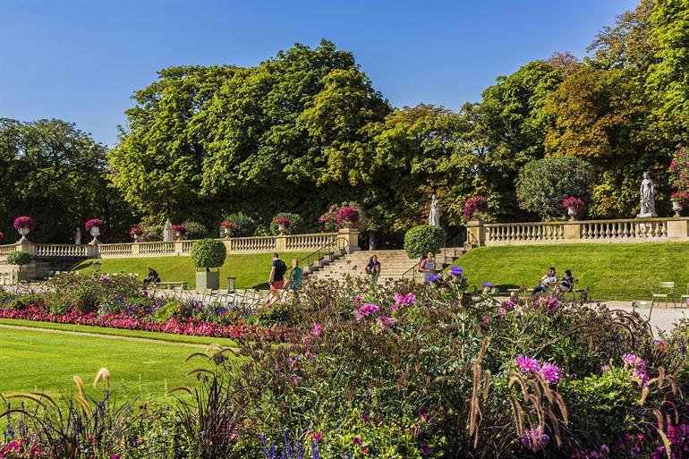 Tuinen van Jardin du Luxembourg, Parijs