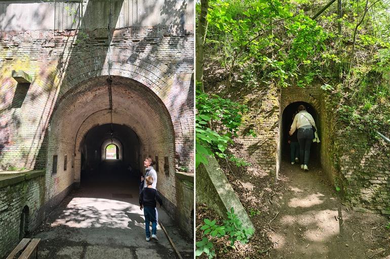 Tunnels rond Fort 5 in Edegem