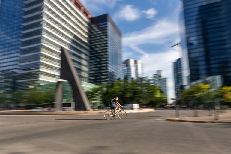 Tussen de wolkenkrabbers in Brussel-Noord