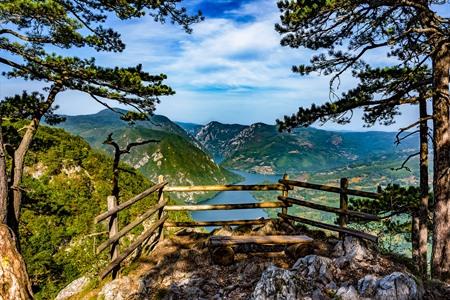 Uitkijkpunt Banjska stena, Tara Nationaal Park, Servië