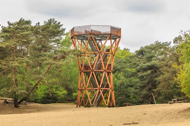 Uitkijktoren Kootwijkerzand, Veluwe, Gelderland