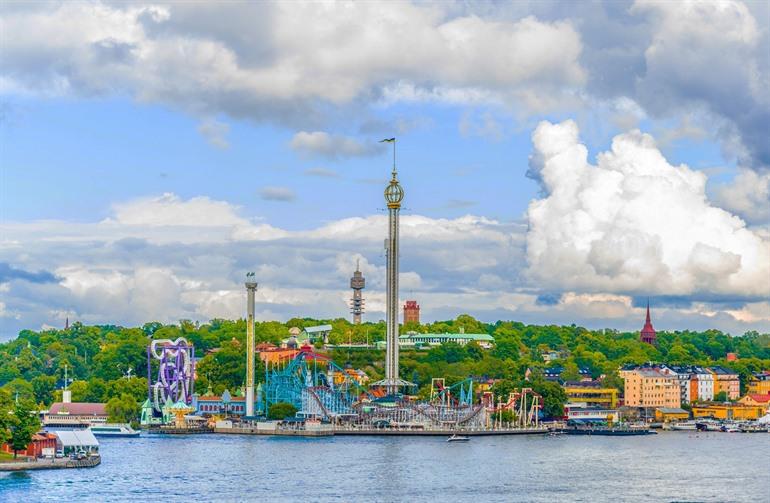 Uitleven in Gröna Lund, Stockholm