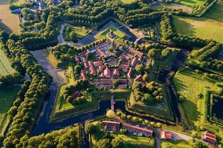 Uitzicht op Bourtange