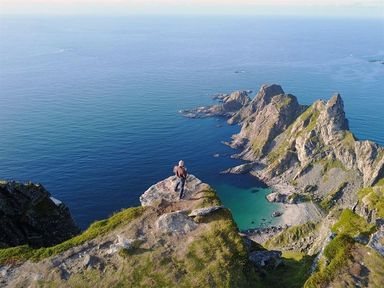 Uitzicht op de Måtind-berg, Vesterålen