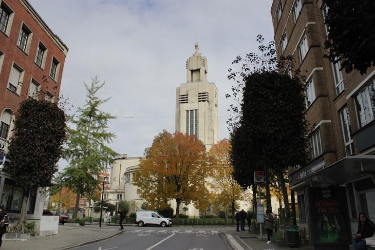Uitzicht op de Sint-Augustinuskerk, Vorst