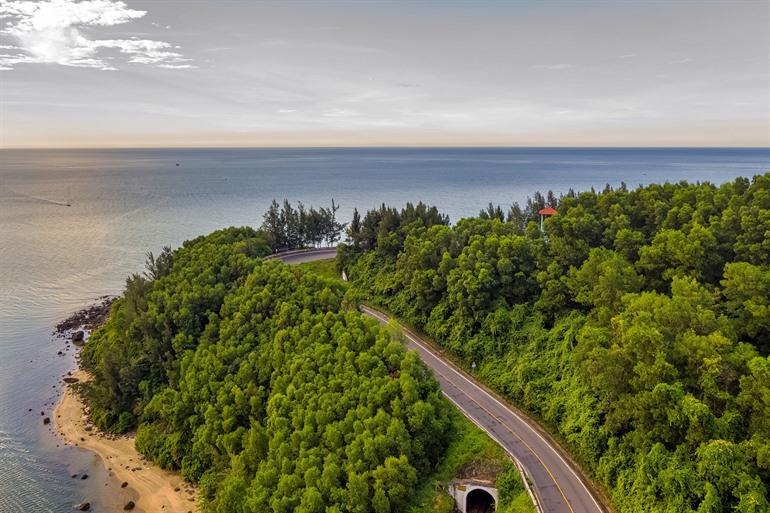 Uitzicht op Hai Van Pass