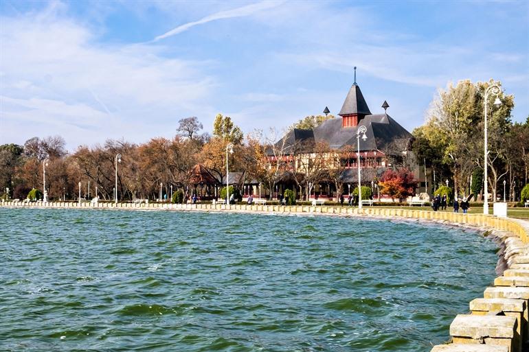 Uitzicht op het Palić-meer, Servië