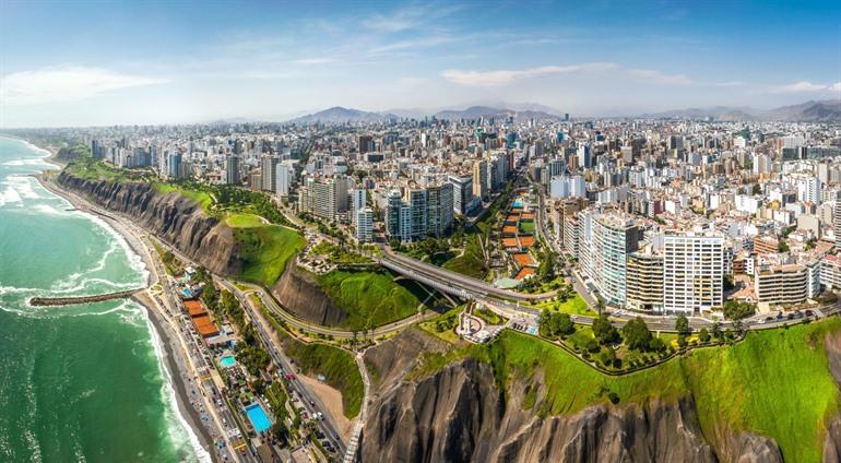 Uitzicht op Lima