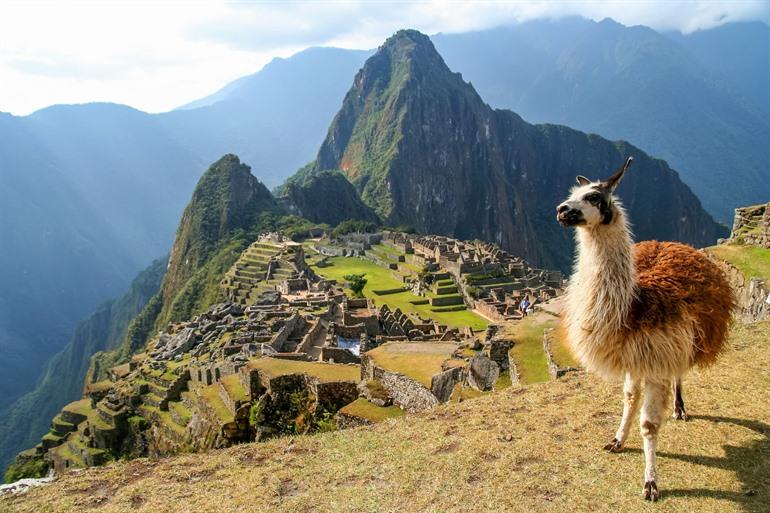 Uitzicht op Machu Picchu