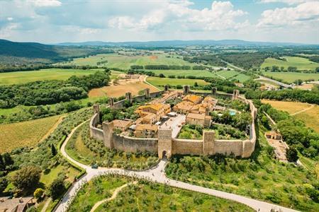 Uitzicht op Monteriggioni