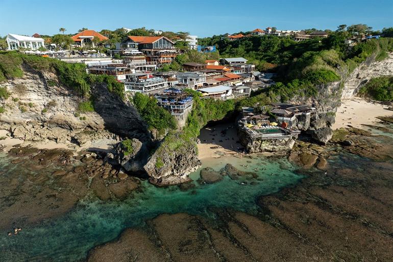 Uitzicht op Uluwatu Beach, Bali