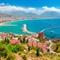Uitzicht over Alanya, Turkije