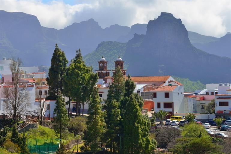 Uitzicht over Artenara, Gran Canaria