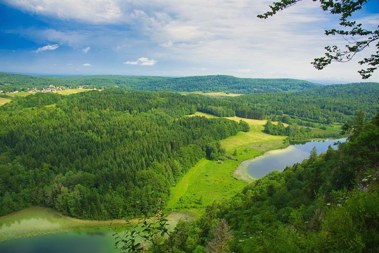 Uitzicht over de 4 meren, Jura