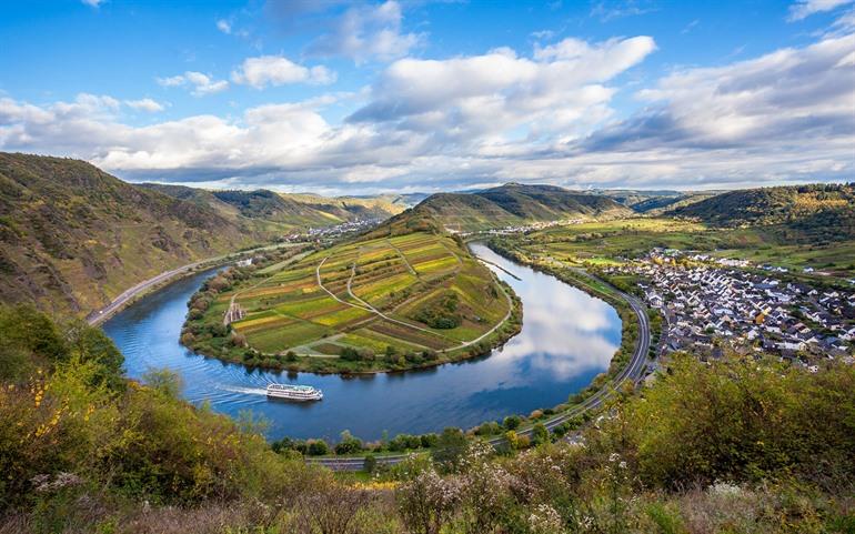 Uitzicht over de Moezel, Calmont Klettersteig