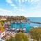 Uitzicht over de oude haven van Antalya, Turkije