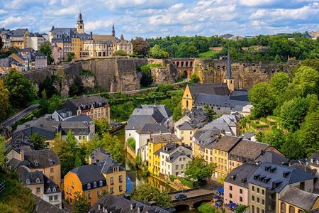 Uitzicht over Luxemburg-stad, Luxemburg