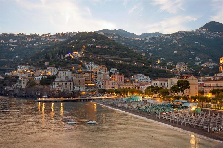 Uitzicht over Minori