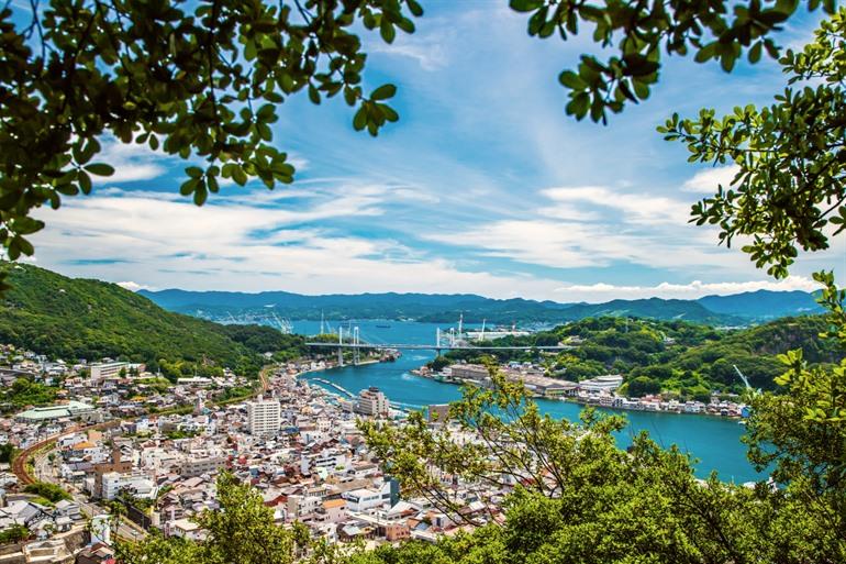 Uitzicht over Onomichi