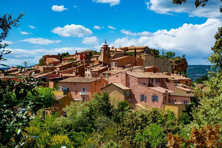 Vue sur Roussillon, Vaucluse