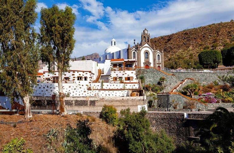 Uitzicht over Santa Lucía de Tirajana, Gran Canaria