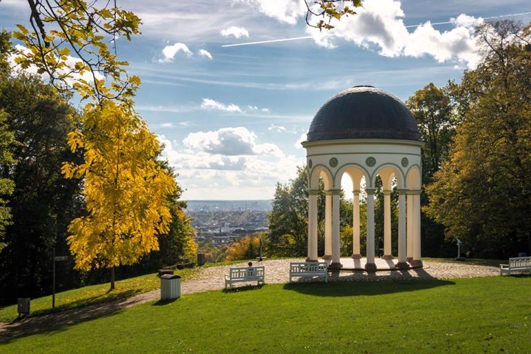Uitzicht vanaf de Neroberg, Wiesbaden