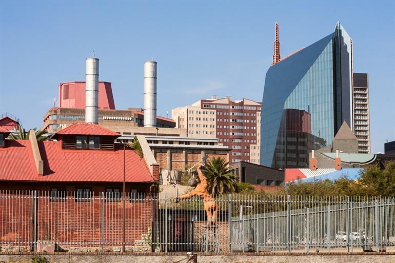 Uitzicht vanaf het Workers' Museum