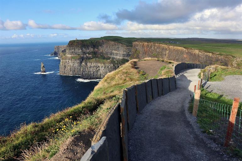 Uitzicht vanaf South Platform, Cliffs of Moher