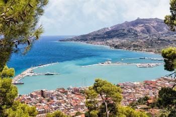 Uitzicht Venetiaans kasteel Zakynthos