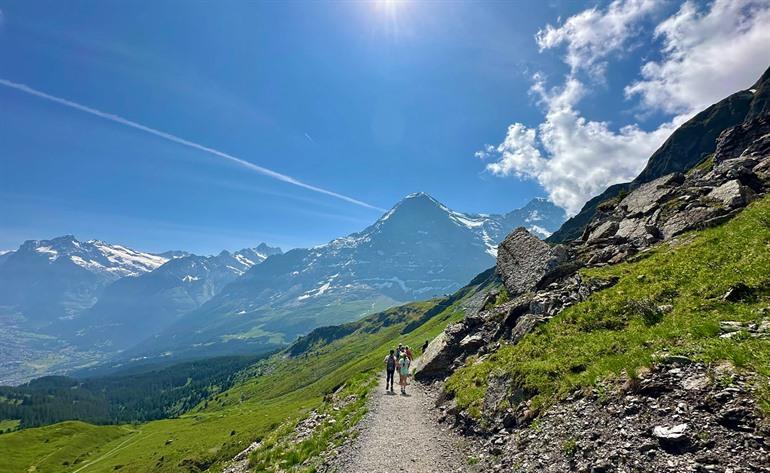 Uitzicht wandeling Lauterbrunnen,Panoramaweg
