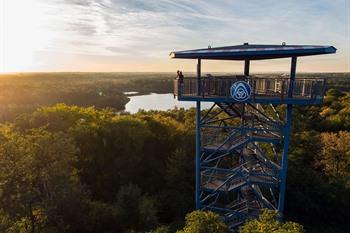 Uitzichtplatform over de Wolfsee, Duisbrug