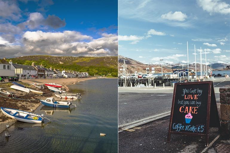 Ullapool haven, Schotland