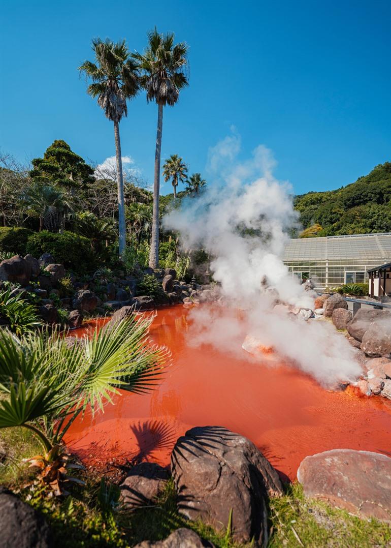 Umi Jigoku (Sea Hell), een hete bron in Beppu Onsen