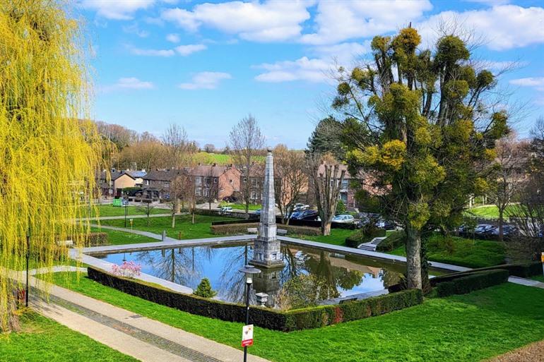 Vaals Bron in het stadspark