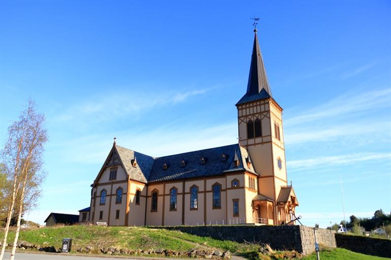 Vagan-kerk, dé kathedraal van de Lofoten