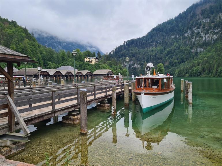 Varen op de Königssee, Duitsland
