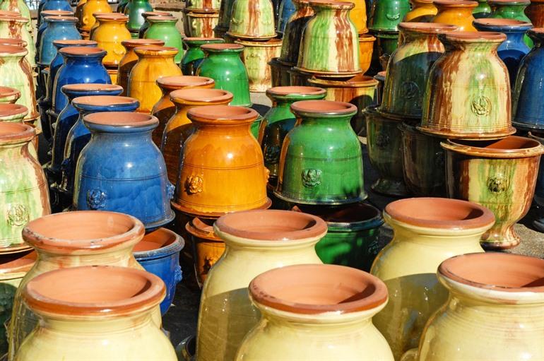Vases d'Anduze, typisch voor Anduze