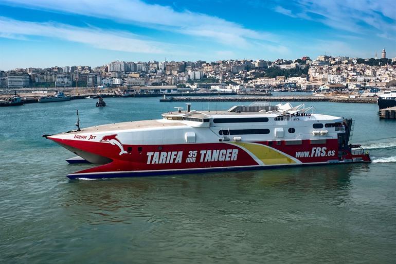 Veerboot van Tarifa naar Tanger, Marokko