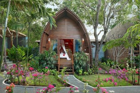 Verblijf in een van de charmante cottages van Uluwatu Lumbung Cottages