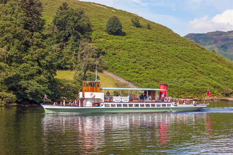 Verken Ullswater en omgeving met de Ullswater 'Steamer', Lake District
