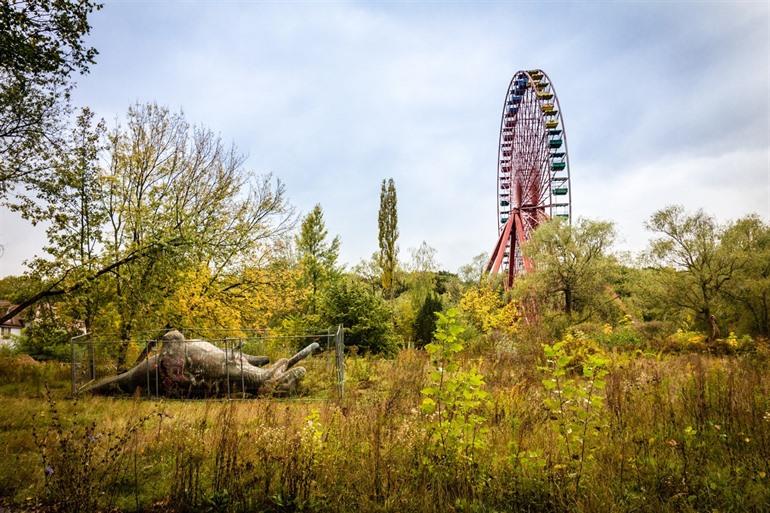 Verlaten pretpark Spreepark Berlijn
