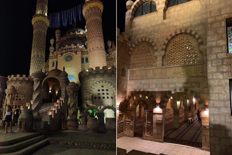 Verlichte Al-Sahaba Moskee, Sharm-el-Sheikh