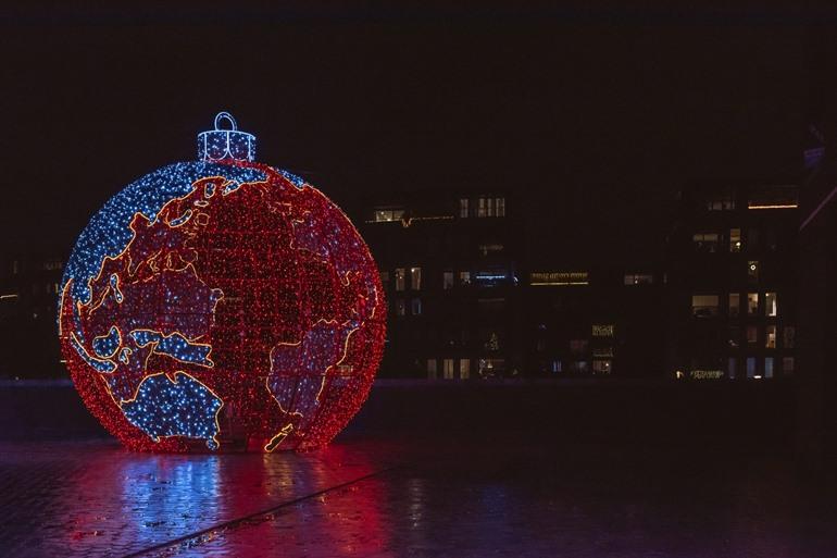 Verlichting in Hasselt voor kerst
