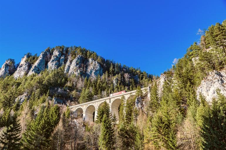 Viaduct op de Semmeringbahn