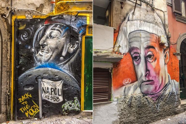 Vico Totò in de Napolitaanse wijk Sanità