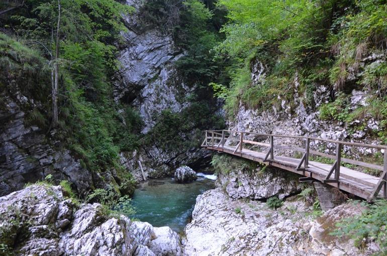 Vintgar kloof in Slovenië