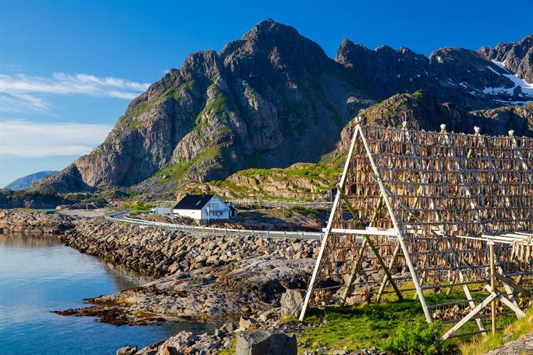 Visrekken in Henningsvær, Lofoten