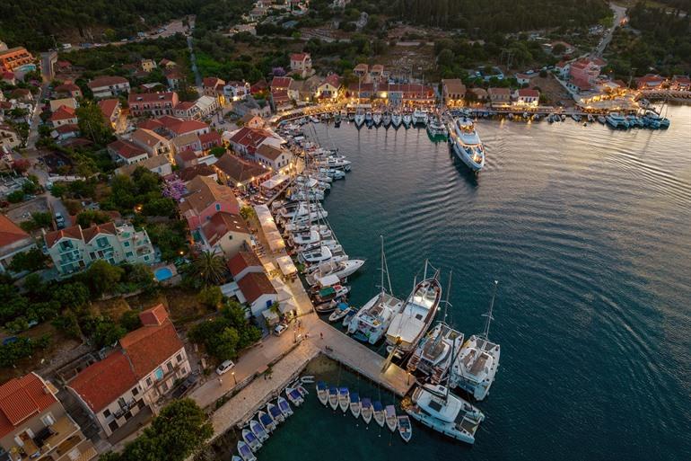 Vissersdorpje Fiskardo, Kefalonia